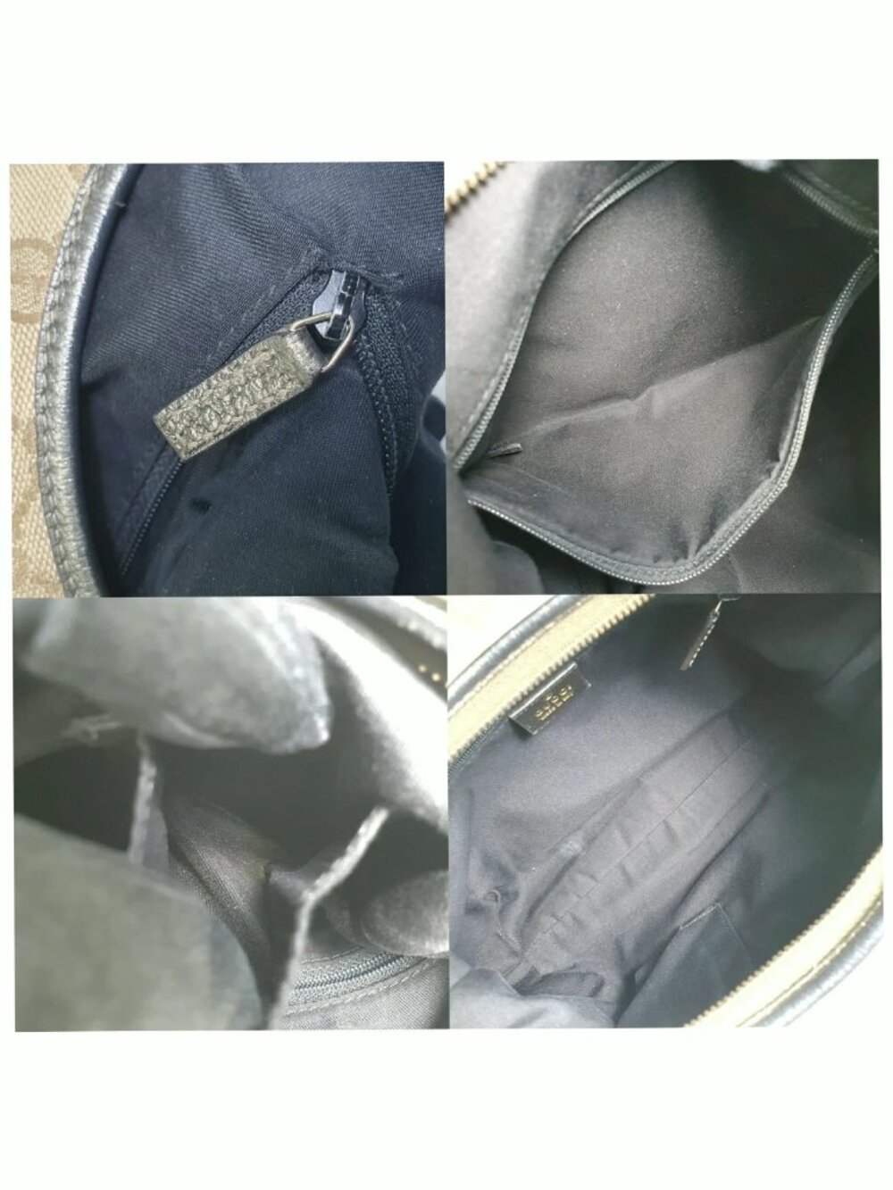 Authentic Gucci GG Canvas Hobo Bag Monogram Shoulder Bag - Picture 9 of 10